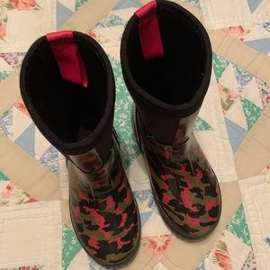 Austin youth girl rain boots nwot